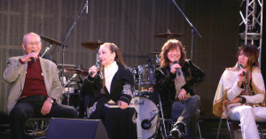 シミズオクト会長· 清水卓治さん、湯川れい子さん、ダイアモンド☆ユカイさん、江夏亜祐さん（エナツの祟り）